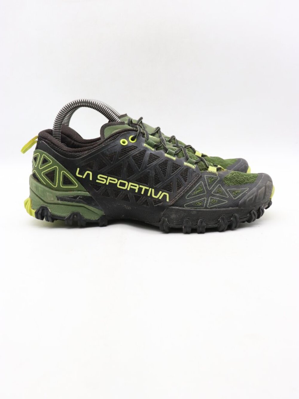 La Sportiva Bushido II Men's Size 9 Trail Running Athletic Sneakers Black Green